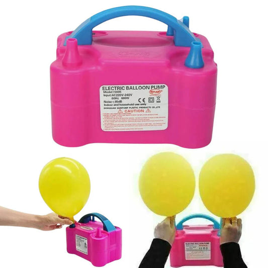 600W Electric Balloon Pump Inflator Balloon Power 2 Nozzles Portable AU Plug Ausie Sales