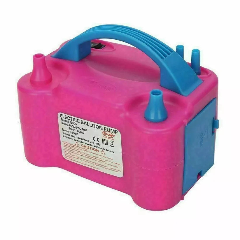 600W Electric Balloon Pump Inflator Balloon Power 2 Nozzles Portable AU Plug Ausie Sales