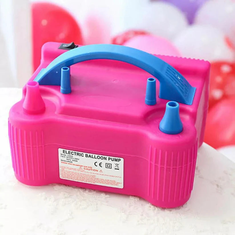 600W Electric Balloon Pump Inflator Balloon Power 2 Nozzles Portable AU Plug Ausie Sales