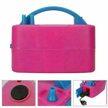 600W Electric Balloon Pump Inflator Balloon Power 2 Nozzles Portable AU Plug Ausie Sales