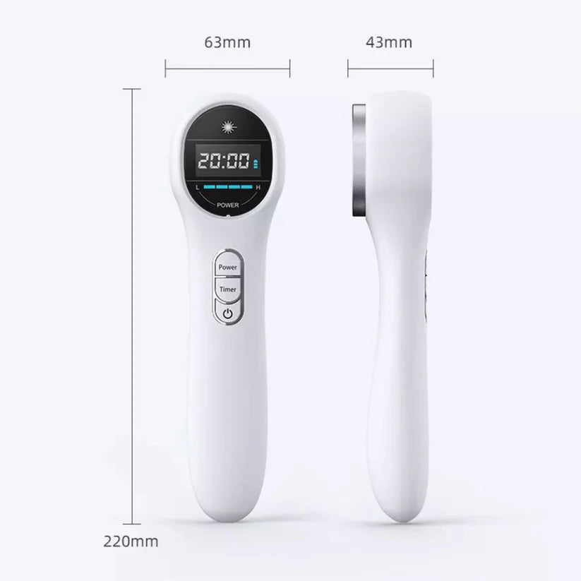 650nm+808nm Cold Laser Red Light Pain Relief Therapy Knee Fit Pet Wounds Healing Ausie Sales