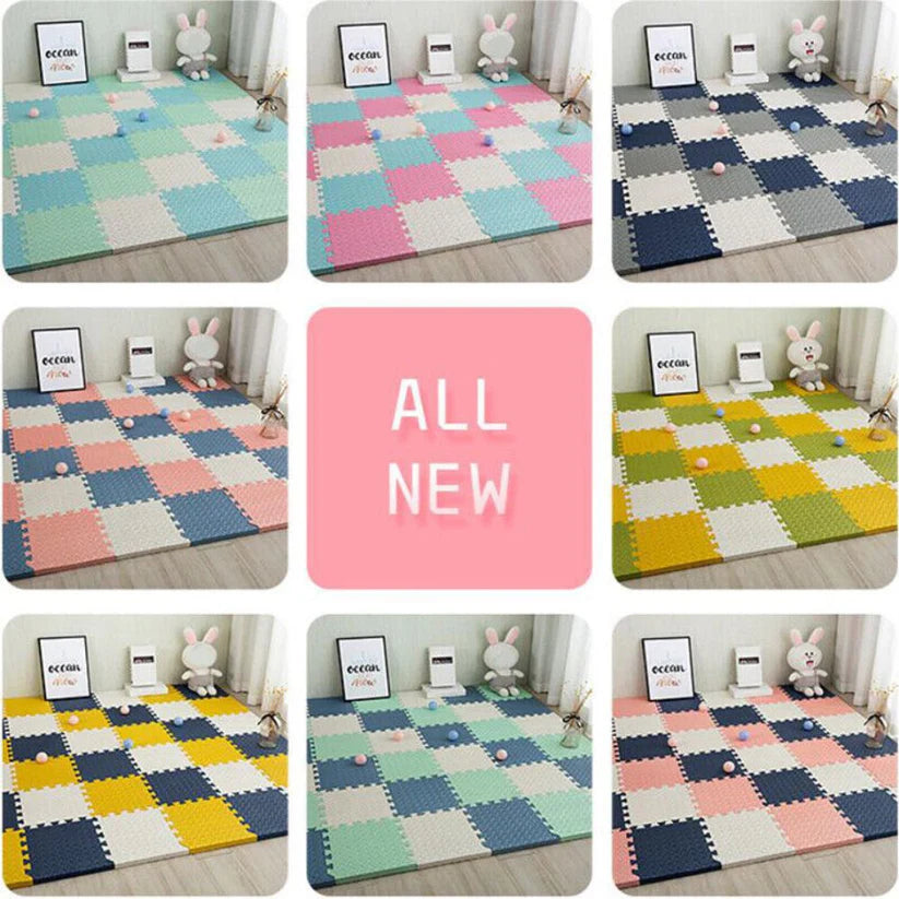 6PCS EVA Foam Kids Play Mat Interlocking Baby Heavy Duty Puzzle Floor Mats Ausie Sales
