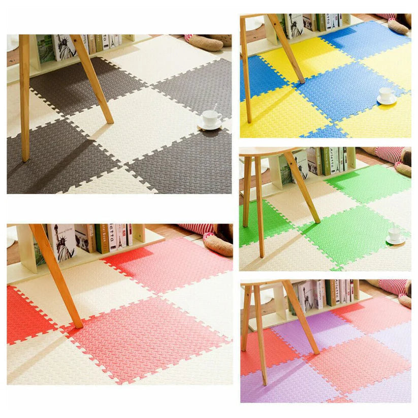 6PCS EVA Foam Kids Play Mat Interlocking Baby Heavy Duty Puzzle Floor Mats Ausie Sales