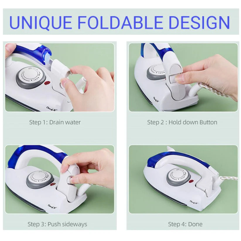 700W Handheld Electric Steam Iron Travel Clothes Foldable Irons Ironing Garment Ausie Sales