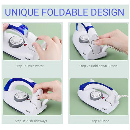 700W Handheld Electric Steam Iron Travel Clothes Foldable Irons Ironing Garment Ausie Sales