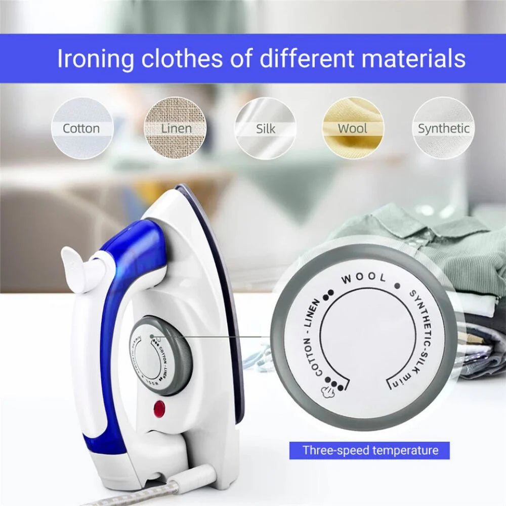 700W Handheld Electric Steam Iron Travel Clothes Foldable Irons Ironing Garment Ausie Sales