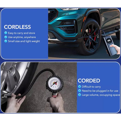 8000mAh Battery Rechargeable Car Tire Air Inflator Cordless Electric Pump Ausie Sales