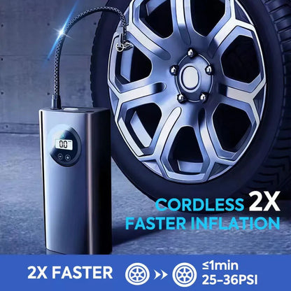 8000mAh Battery Rechargeable Car Tire Air Inflator Cordless Electric Pump Ausie Sales