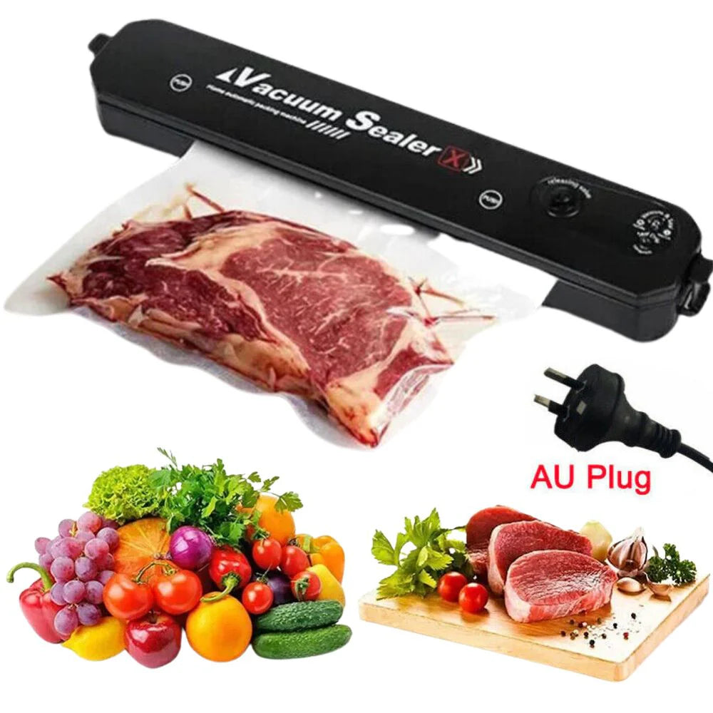 AU Plug Automatic Vacuum Sealer Food Packing Machine Vacuum Food Bags Ausie Sales