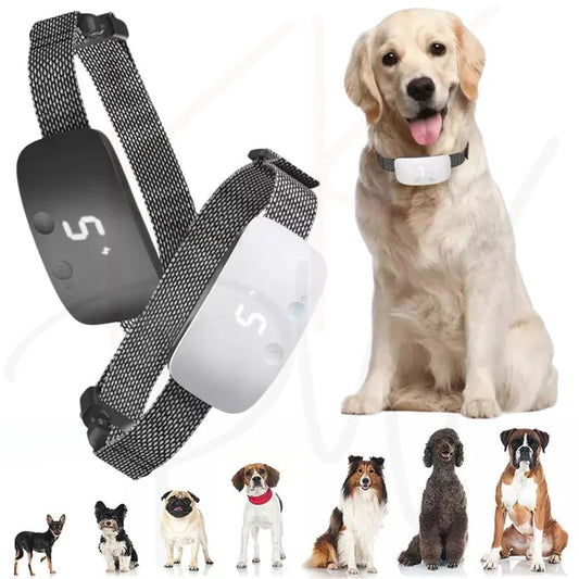 Anti Bark Collar Device Rechargeable Smart Compact Training Shock Ausie Sales