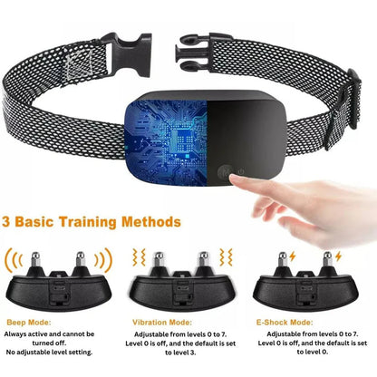 Anti Bark Collar Device Rechargeable Smart Compact Training Shock Ausie Sales