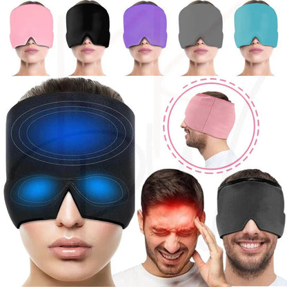 Aroma Season Ice Pack Migraine Hat Hot Cold Therapy Headache Pain Relief Cap My Store
