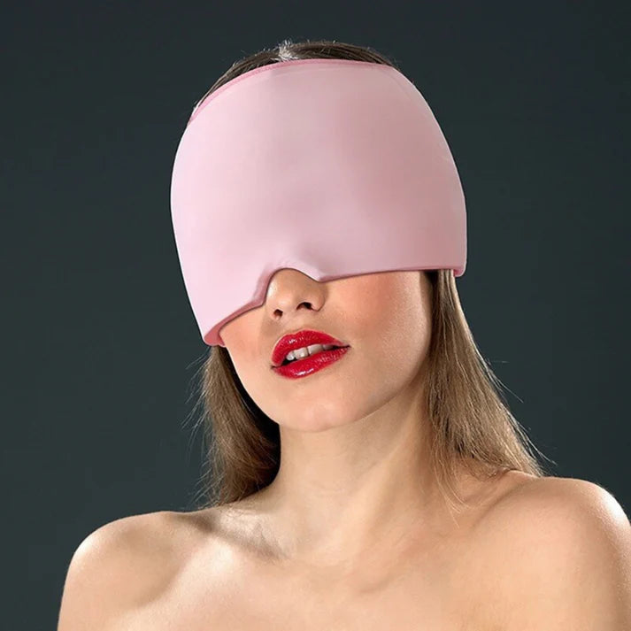 Aroma Season Ice Pack Migraine Hat Hot Cold Therapy Headache Pain Relief Cap My Store