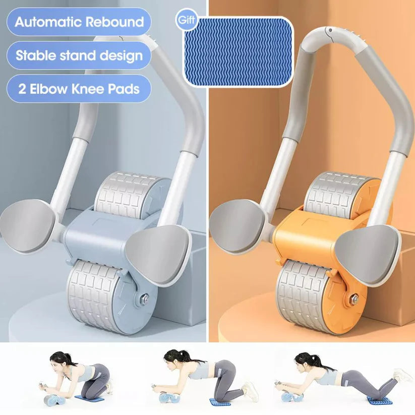 Automatic Ab Roller Abdominal Wheel Gym Workout Equipment Training Elbow Support Ausie Sales