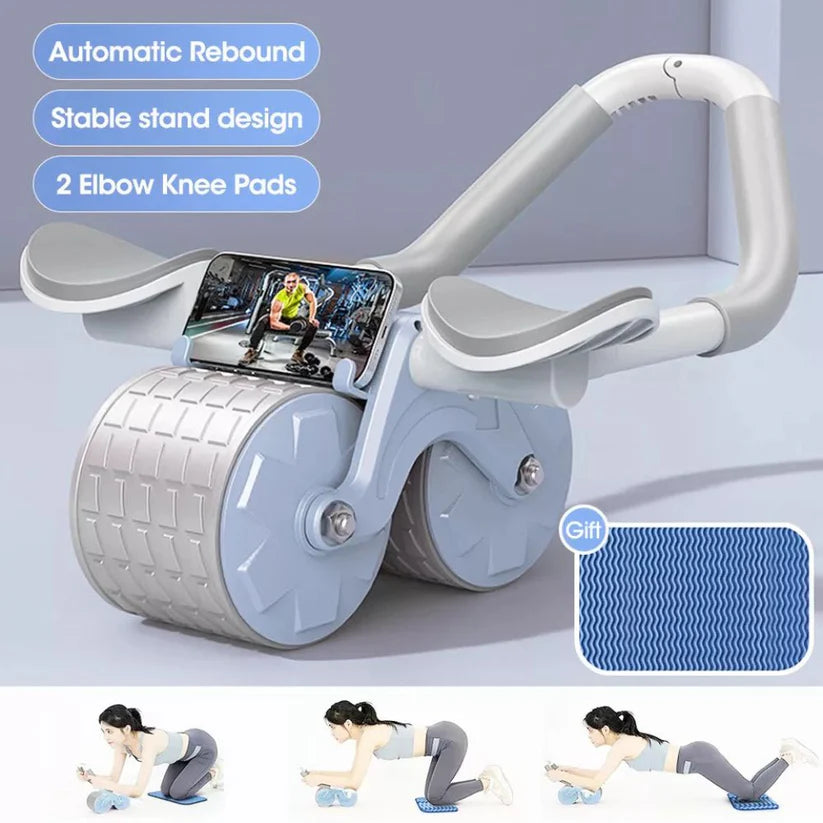 Automatic Ab Roller Abdominal Wheel Gym Workout Equipment Training Elbow Support Ausie Sales