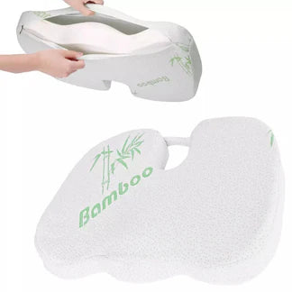 Bamboo Memory Foam Seat / Back Cushion Hip Posture Coccyx Lumbar Car Office Ausie Sales