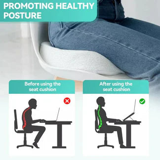 Bamboo Memory Foam Seat / Back Cushion Hip Posture Coccyx Lumbar Car Office Ausie Sales