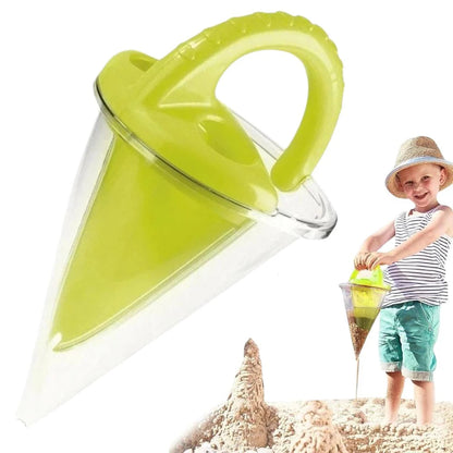 Beach Overflow Funnel Plastic Digging Sand Strainer Kit Funnel Decor Ausie Sales