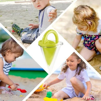 Beach Overflow Funnel Plastic Digging Sand Strainer Kit Funnel Decor Ausie Sales