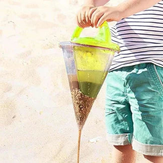 Beach Overflow Funnel Plastic Digging Sand Strainer Kit Funnel Decor Ausie Sales