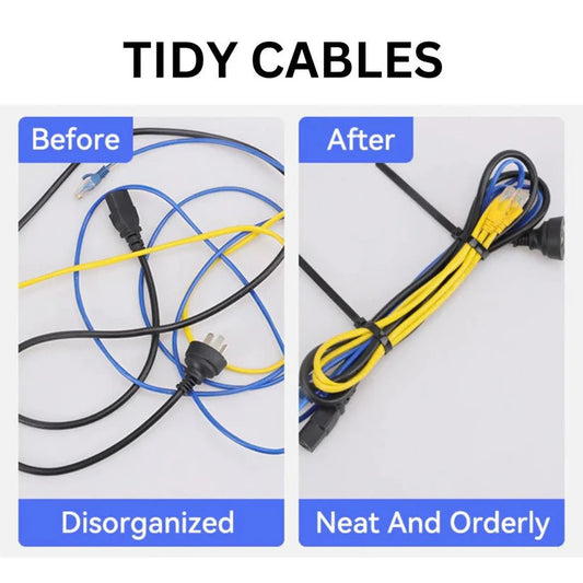 Cable Zip Ties Nylon Plastic Heavy Duty Releasable Reusable Wrap Wire Removable My Store