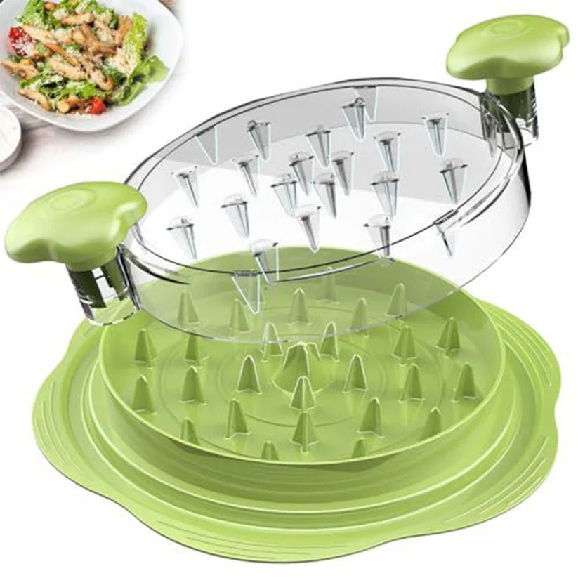 Chicken Breast Shredder Tool Meat Machine Twist with Brush and Fork Visible Ausie Sales
