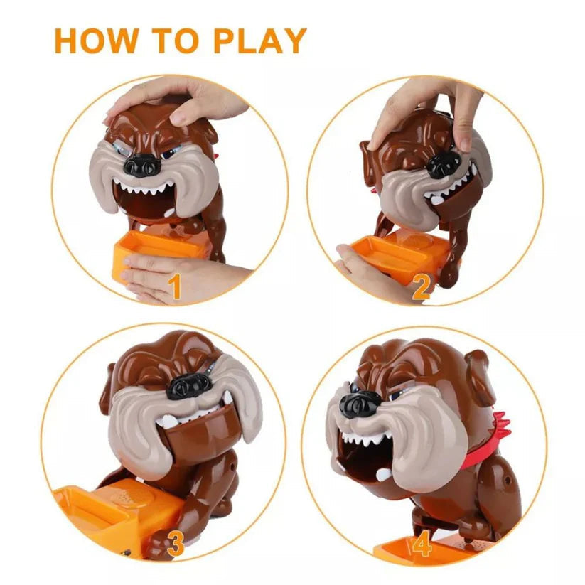 Children Flake Out Bad Dog Bones Games Bite Cards Tricky Toy Party Hand Toy Ausie Sales