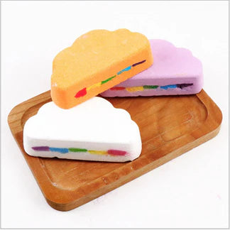 Cloud Rainbow Bath Salt Ball Essential Bubble Skin Care Oil Effervescent Bath Ausie Sales