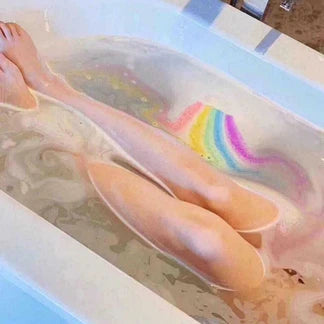 Cloud Rainbow Bath Salt Ball Essential Bubble Skin Care Oil Effervescent Bath Ausie Sales
