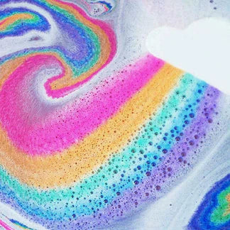 Cloud Rainbow Bath Salt Ball Essential Bubble Skin Care Oil Effervescent Bath Ausie Sales