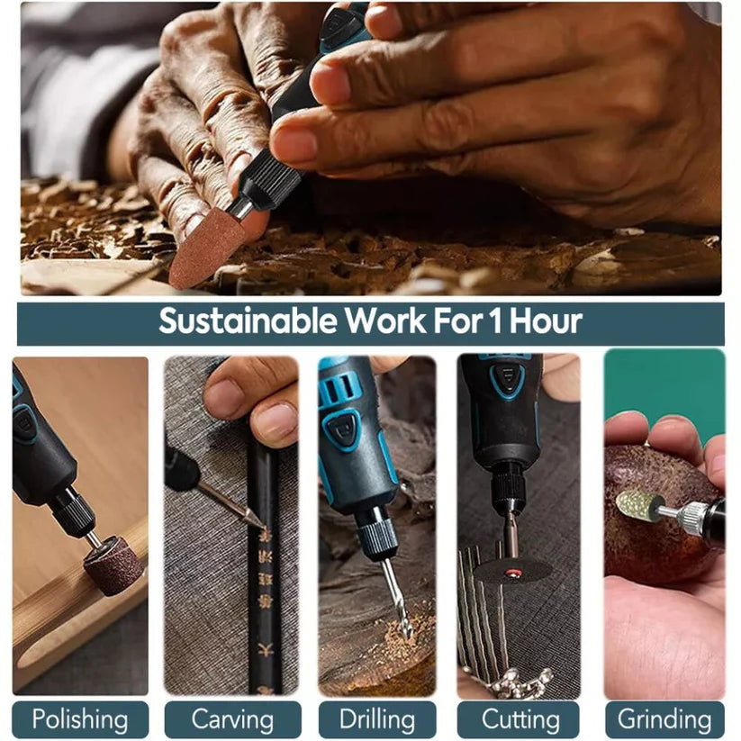 Cordless Electric Grinding Pen Kits Rotary Drill Grinder USB Engraving Tools Ausie Sales