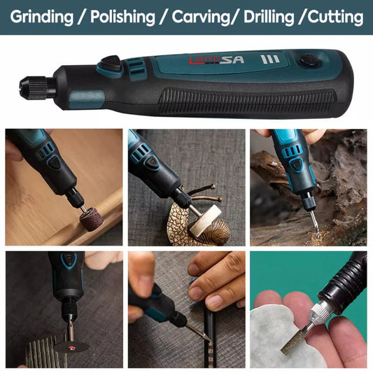 Cordless Electric Grinding Pen Kits Rotary Drill Grinder USB Engraving Tools Ausie Sales