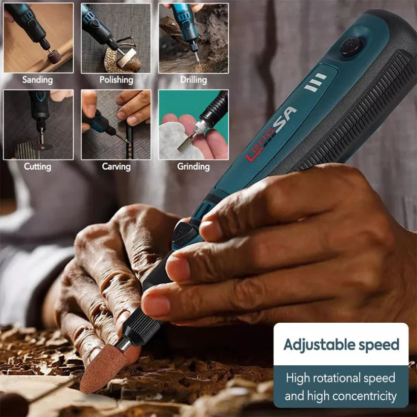 Cordless Electric Grinding Pen Kits Rotary Drill Grinder USB Engraving Tools Ausie Sales