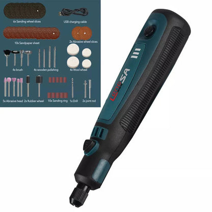 Cordless Electric Grinding Pen Kits Rotary Drill Grinder USB Engraving Tools Ausie Sales
