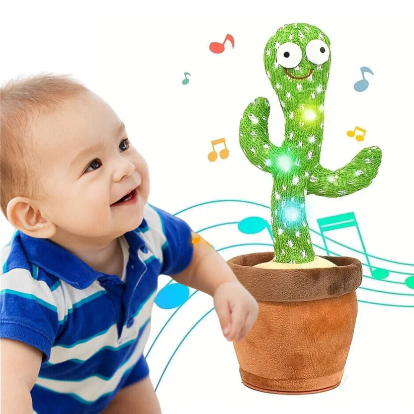 Dancing Cactus Plush Toy Succulent Electronic Shake with Cute Song Dance Gift - Ausie Sales