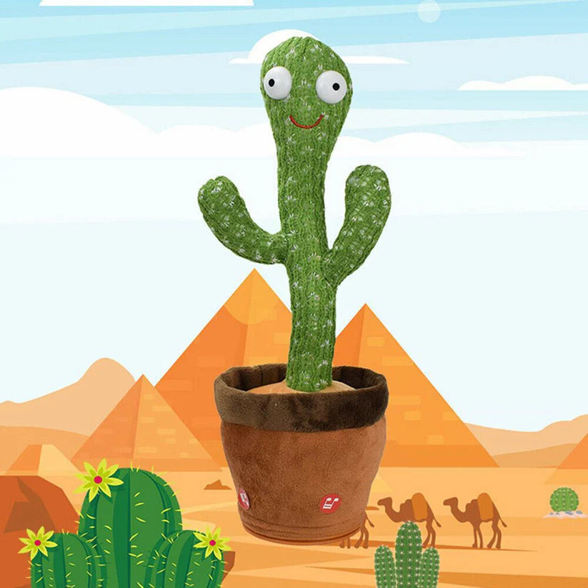 Dancing Cactus Plush Toy Succulent Electronic Shake with Cute Song Dance Gift - Ausie Sales