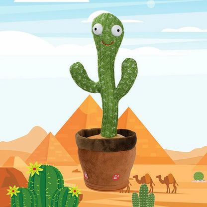 Dancing Cactus Plush Toy Succulent Electronic Shake with Cute Song Dance Gift - Ausie Sales