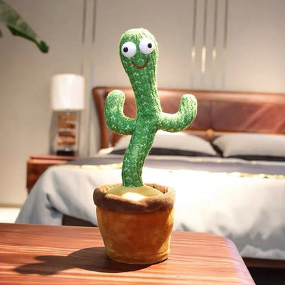 Dancing Cactus Plush Toy Succulent Electronic Shake with Cute Song Dance Gift - Ausie Sales