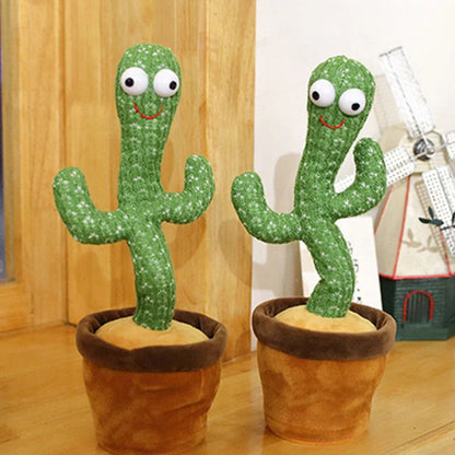 Dancing Cactus Plush Toy Succulent Electronic Shake with Cute Song Dance Gift - Ausie Sales