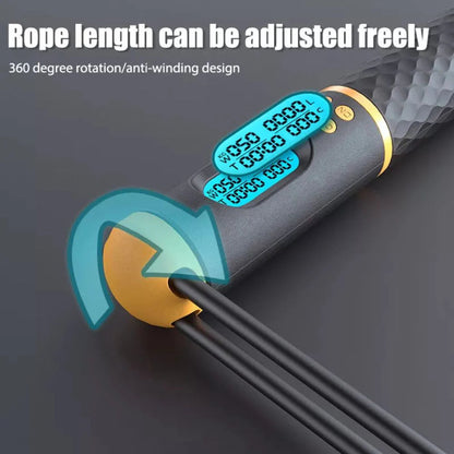 Digital Skipping Jump Rope Speed Cordless Wireless Fitness With Calorie Counter Ausie Sales
