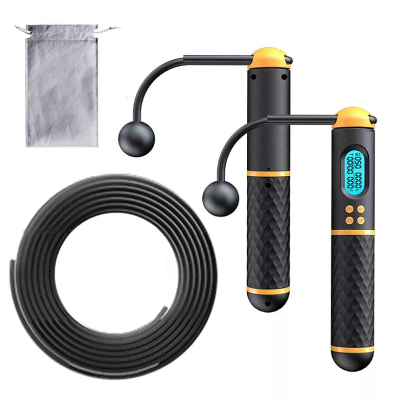 Digital Skipping Jump Rope Speed Cordless Wireless Fitness With Calorie Counter Ausie Sales
