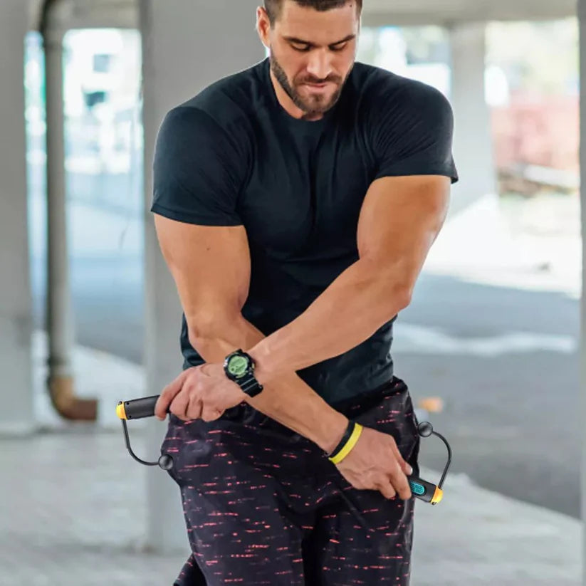 Digital Skipping Jump Rope Speed Cordless Wireless Fitness With Calorie Counter Ausie Sales