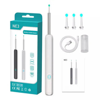 Ear Wax Remover Ear Cleaner Removal Camera LED Light Scoop Cleaning Pick Tool Ausie Sales