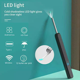 Ear Wax Remover Ear Cleaner Removal Camera LED Light Scoop Cleaning Pick Tool Ausie Sales
