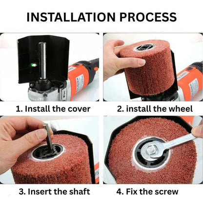 Electric Burnishing Polishing Machine Sander Polisher+2 Grinding Wheel Ausie Sales