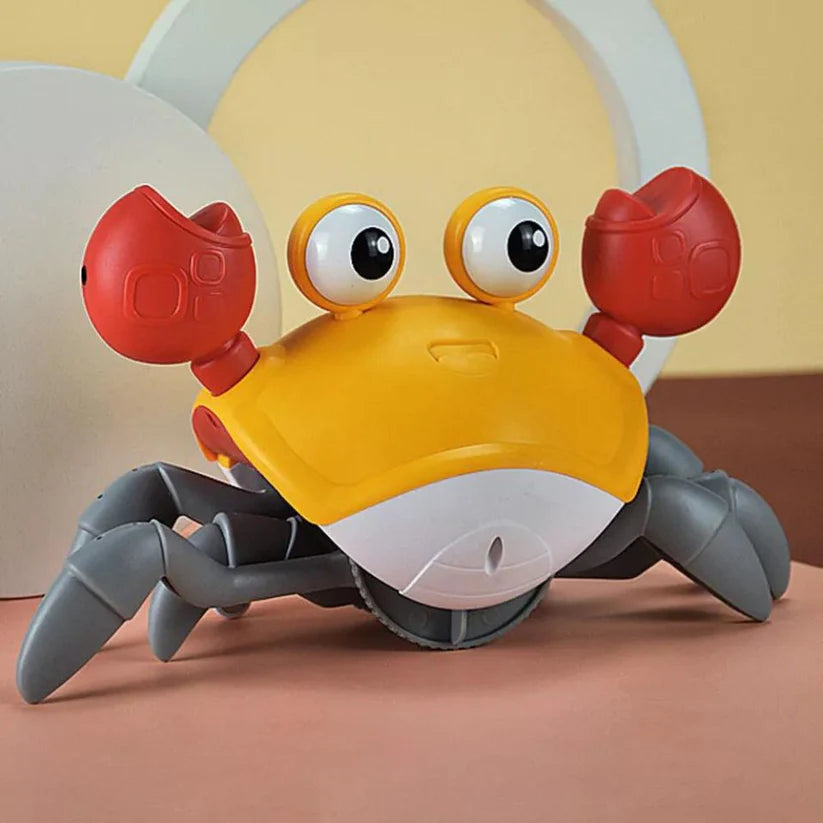 Electric Crab Music Crawling Baby Toy LED Light Up Interactive Toys Kids Toddler Ausie Sales