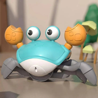 Electric Crab Music Crawling Baby Toy LED Light Up Interactive Toys Kids Toddler Ausie Sales