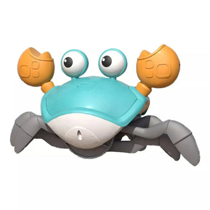 Electric Crab Music Crawling Baby Toy LED Light Up Interactive Toys Kids Toddler Ausie Sales