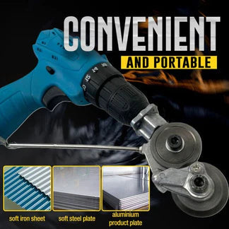 Electric Drill Plate Sheet Cutter Metal Nibbler Precise Cutting Sheet Ausie Sales