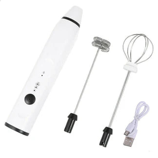 Electric Egg Beater Milk Coffee Frother USB Rechargeable Drink Foamer Mixer Tool Ausie Sales